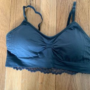 Gray bralette